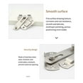 thumbnail image 3 of Eigraketly Stainless Steel Catch Door Multi-functional Lock Household Locks Wardrobe Cupboard Furniture Slide Sliding Type3 NO3, 3 of 6