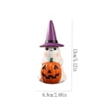 thumbnail image 3 of Halloween Night Light Witch Hat Ghost Resin 5.1in Warm LED Tabletop Ornament by OVFUIZ, 3 of 7