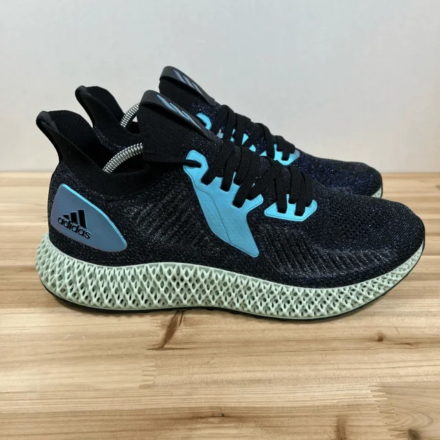 NEW Ad-id-as AlphaEdge 4D running shoes Mens 10.5 Core black blue