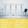 thumbnail image 3 of 4 Pack Solar Firefly Light for Outdoor Garden Landscape Path Lights with Remote Control, Warm White, 3 of 8