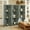 Gray-6 Panel, variant on Topcobe 6 Panel 67" Tall Wood Privacy Screen Room Divider with 3 Shelves and Folding Storage for Bedroom, Privacy Screen, Partition Room Dividers for Home, Apartment, Gray