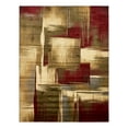thumbnail image 3 of Unique Loom Barista Collection Area Rug - Timor (9' x 12' 2" Rectangle Multi/Red), 3 of 7