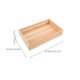 thumbnail image 5 of Jabonera de madera para baño, bandeja de madera, plato de comida para cocina, base de madera, soporte, 5 of 7