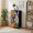 Color-3, variant on 4 Drawer Vertical Storage Dresser psychedelic repeat textile fabric with Wood Top Fabric Pull Drawers