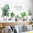 thumbnail image 3 of Vinilos Decorativos de Plantas Verdes en maceta Rojo Verde, Adhesivos Removibles, Decoración de paredes, 3 of 5