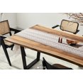 thumbnail image 5 of Chemin de Table Boho pour Décoration Intérieure 72 Pouces Long Chemin de Table Rustique de Ferme Crème & Macramé Marron, 5 of 5