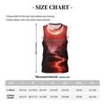 thumbnail image 4 of Pofeuu Red Moon Lava Print Basketball Jersey, Shirts for Men Youth Basketball Jersey Crew Neck-XX-Large, 4 of 6