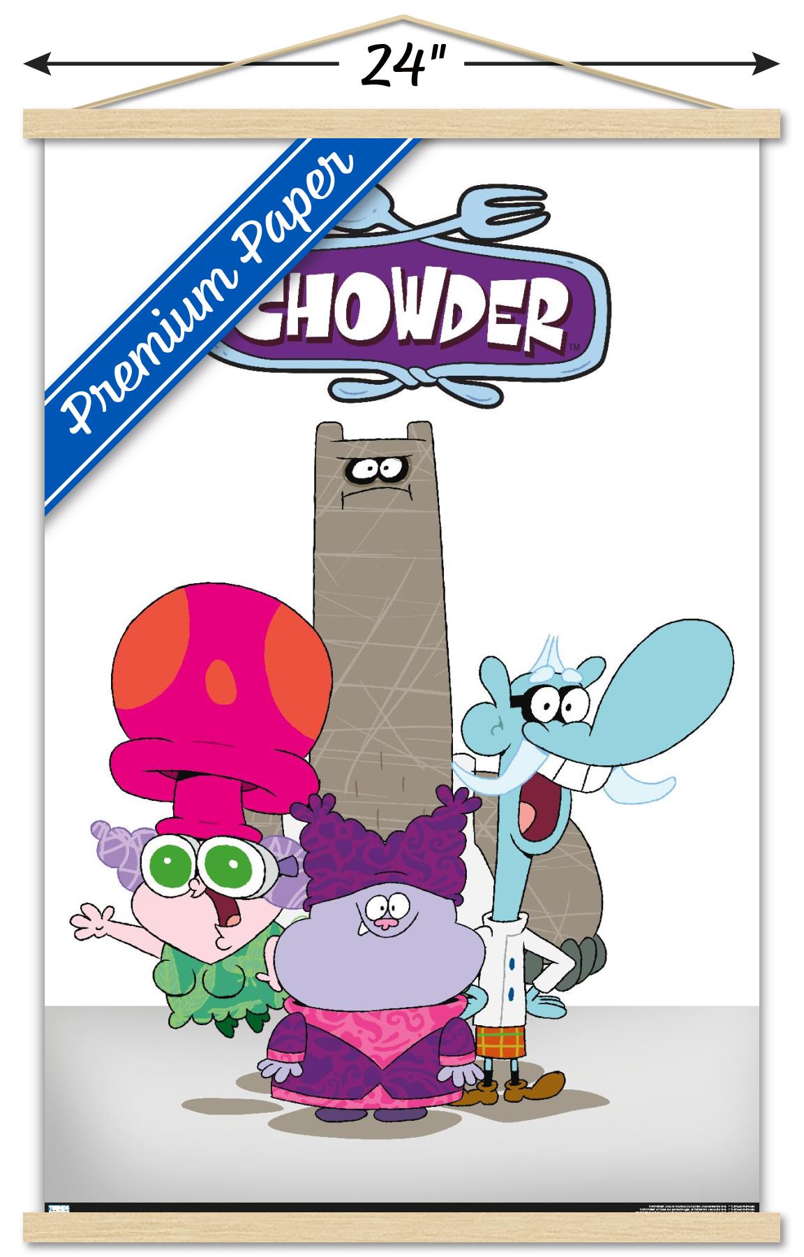 Chowder - Group Wall Poster with Wooden Magnetic Frame, 22.375" x 34"