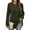#1 Army Green, variant on Tops for Women Fall Round Neck Long Sleeve Shirts Plus Size Fashion Knit Tunic Side Split Sweater for Women Size XXL