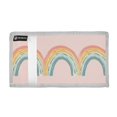 thumbnail image 2 of JIALIOU Nylon Trifold Card Wallet with ID Window Zipper Pocket for Men Women Teen Hand-painted Rainbow, 2 of 7