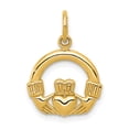 thumbnail image 1 of 14K Yellow Gold Claddagh Charm, 1 of 2