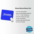 thumbnail image 2 of Awesome Blue Mouse Pad Low Profile Gaming Mat, 2 of 7