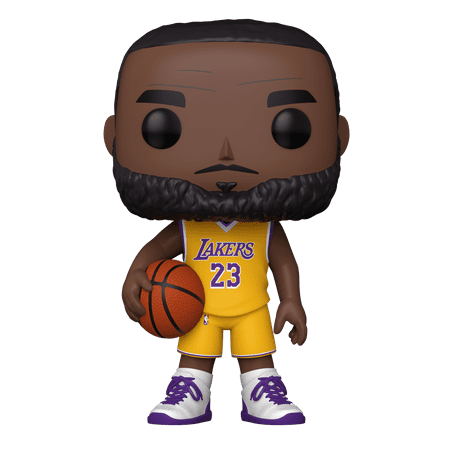 Funko POP! NBA: Lakers - 10" LeBron James (Yellow Jersey) - Walmart Exclusive