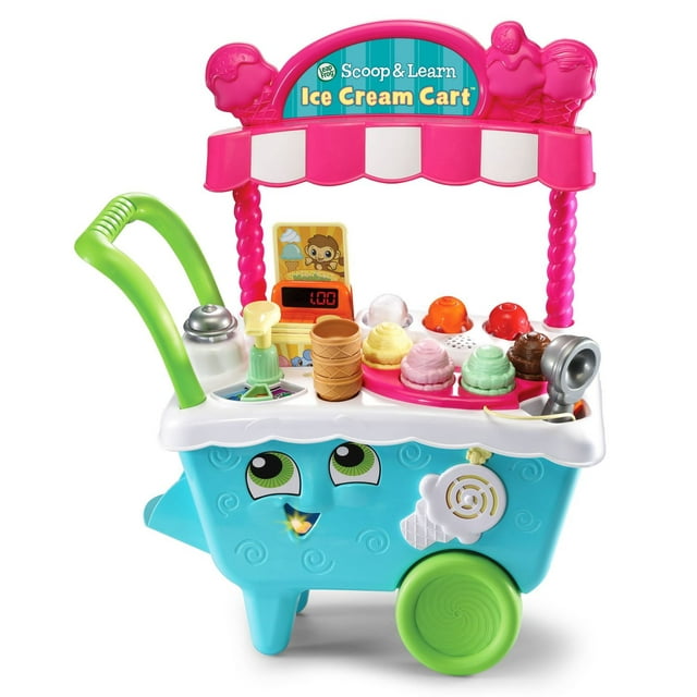 LeapFrog Mon chariot à glaces interactif avec accessoires, jouets pour tout-petits - Version anglaise