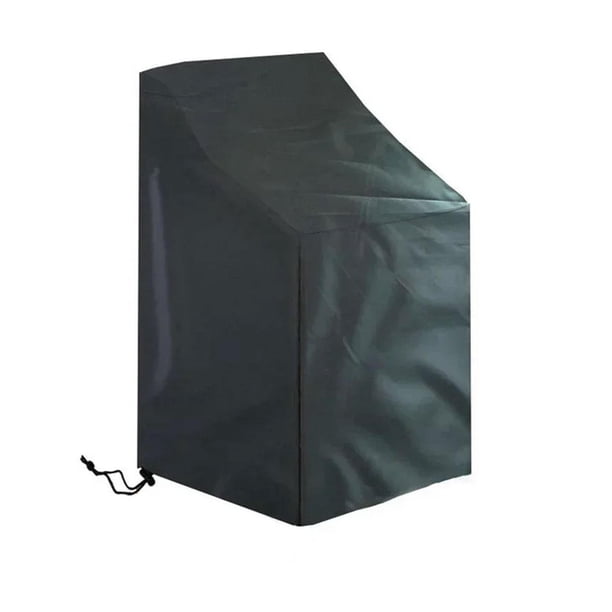 Funda para silla de exterior de tela Oxford, impermeable, a prueba de polvo, para proteger muebles del césped. 64 cm x 64 cm x 120 cm