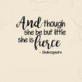 thumbnail image 4 of Inktastic Though She Be but Little She is Fierce Quote Shakespeare Girls Baby T-Shirt, 4 of 5