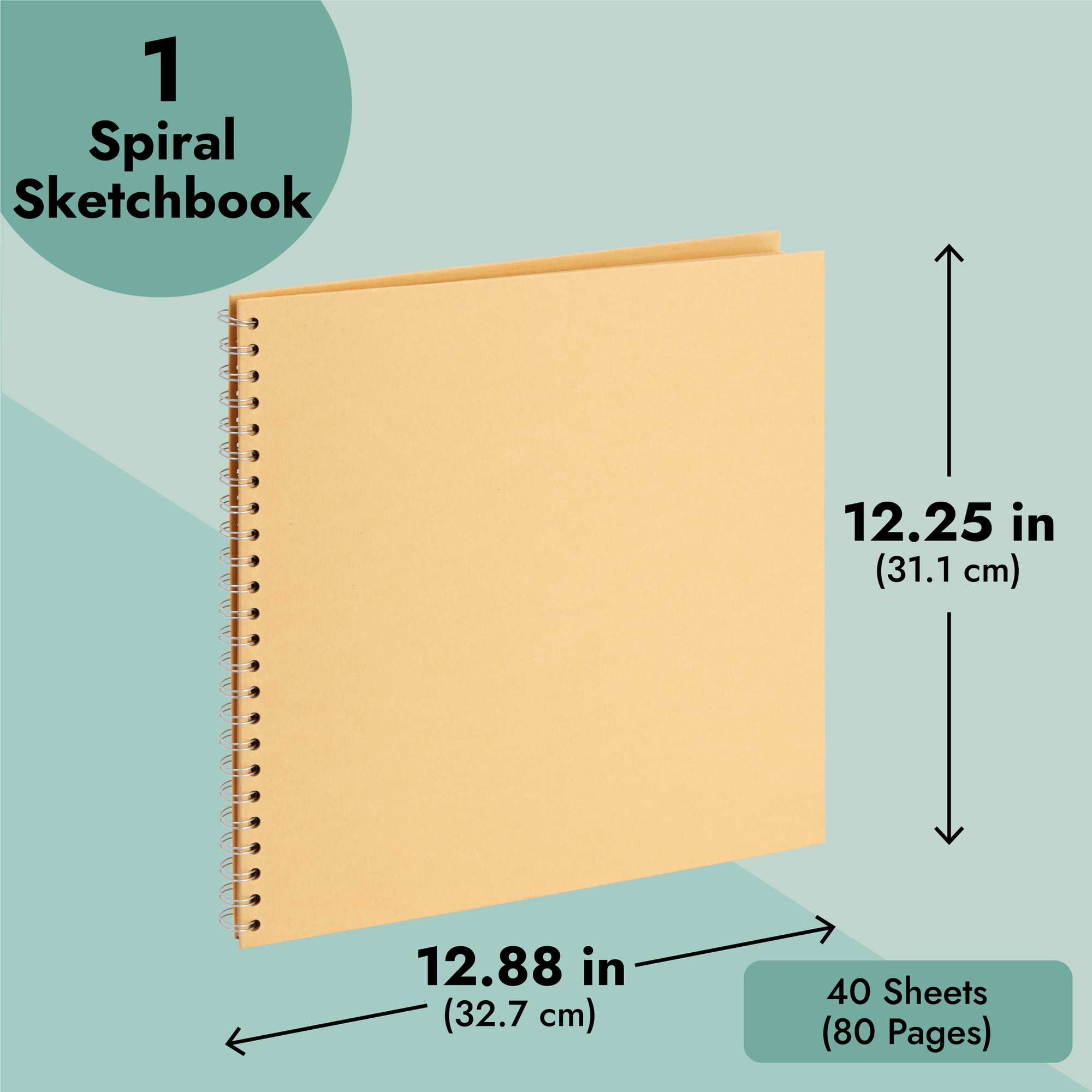 12x12 Large Scrapbook 3.6 lbs Heavy Duty Scrapbook Album | Scrapbook Photo Album | Kraft Hardcover Notebook with 50 Sheet | Use As Photo Album Baby