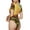 Oil Painting Style Pasture Cow, variant on Painted Flower Puppy Womens One Piece Swimsuits Modest Tummy Control Bathing Suits Lace Up Slimming Swim Suit-XX-Large