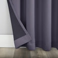 thumbnail image 6 of Sun Zero Gramercy 1-Piece Room Darkening Grommet Curtain Panel, 54"X95", Lavender, 6 of 10
