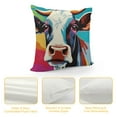 thumbnail image 4 of Boys Girls Cow Throw Pillow Covers Milk Cow Kids Pillow Covers Farm Animal Square Cushion Covers Rustic Farmhouse Teens Cushion Covers for Couch Sofa, 4 of 5