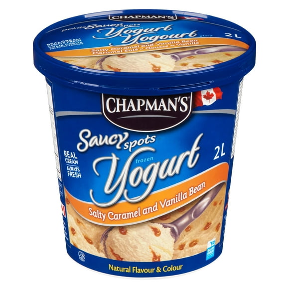 Chapman's Frozen Yogurt Salty Caramel and Vanilla Bean, 2L