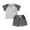 A05-Grey, variant on NIEWTR Boy Clothes Baby Boy Outfits 12-18 Months Baby Boy Clothes Short Sleeve T-Shirt Tee Tops Joggers Casual Elastic Shorts 2Pcs Pajamas & Dailywear Set 12-18 Months,Green