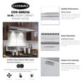 thumbnail image 3 of COSMO COS-5MU36 Hotte de Cuisinière sous Armoire Sans Conduit Convertible, Évent Mince pour Cuisinière de Cuisine avec, Ventilateur d'Extraction à 3 Vitesses, Filtre Réutilisable et Lumières DEL en Acier Inoxydable (36 Pouces), 3 of 4