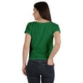 thumbnail image 4 of Inkmeso Summer Twist Front Knot Crop Top For Women With Short Sleeves Tee Shirts, 4 of 8