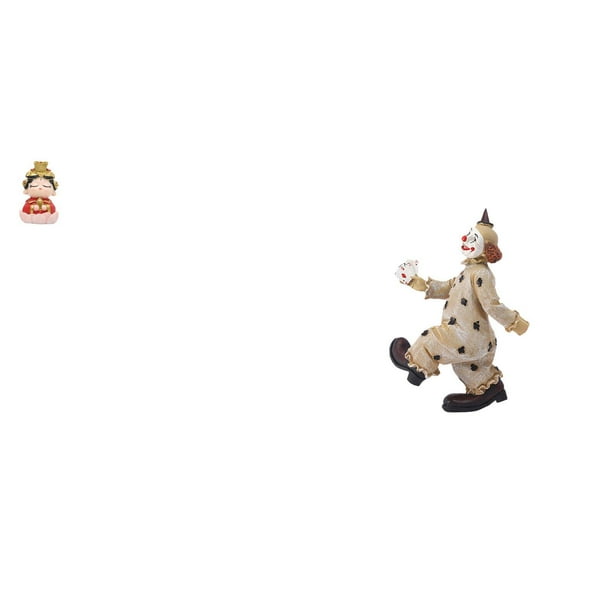 Estatua de la Madre Mazu,Estatua de la Madre Mazu para la decoración del hogar,Figuras de payaso,Escultura de payaso como adorno de mesa,Colección de estatuillas de payasos adorables
