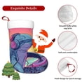 thumbnail image 5 of Fuzoiu Hip-Hop DJ Dolphin Print Christmas Stockings, Party Supplies & Kids Gifts,Big Xmas Stockings Decoration for Family Decorations Hanging Ornament for Xmas Holiday Party, 5 of 7