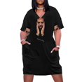 thumbnail image 2 of Vestido suelto con bolsillos Drke Drizzy Rapper Moasiac, vestido vestidos, vestidos de verano para mujer, vestido de mujer, 2 of 7