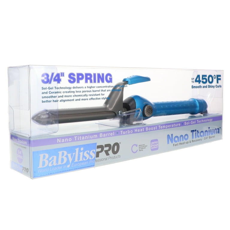 BaBylissPRO Nano Titanium Spring Curling Iron