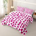 thumbnail image 3 of Erosebridal Artistic Blot Quilt Full for Girls, Modern Blob Print Full Bedspread Sets, 3 Pieces, 3 of 7