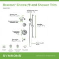 thumbnail image 5 of Symmons 589615Trm Braston Tub And Shower Trim Package - Chrome, 5 of 5