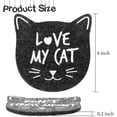 thumbnail image 3 of 6 Pieces Cat Coasters Felt Cup Mat for Wine, Glass, Tea Home House Kitchen Table Decor, 3 of 8