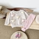 thumbnail image 3 of Spring Baby Clothes Set 0-3Y Cute Bear Dolls Hoodie+Pants 2Pcs for Boys Girls Toddler Sweatshirt Suit Children's Pullover Outfit, 3 of 6