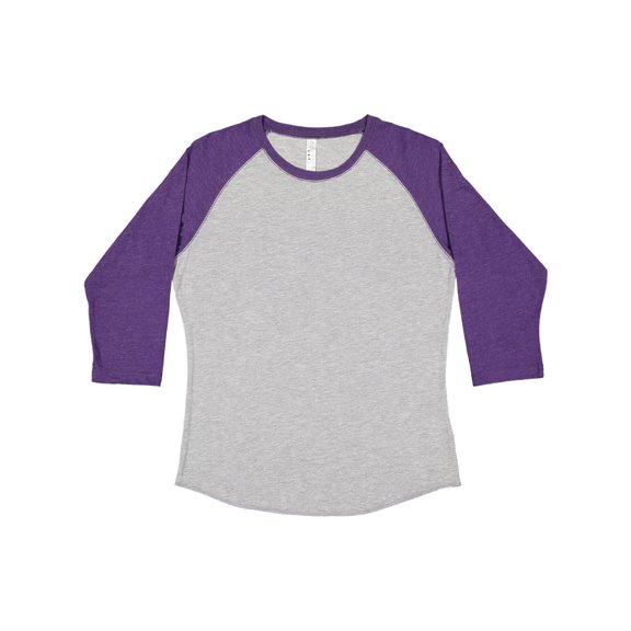 Lat Lds Jrsy Basebll T VinPurp