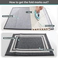 thumbnail image 6 of FloorHug Kitchen Rugs and Mats 2 Pieces, 20"x48"+20"x30", Stain-Resistant and Absorbent Kitchen Mats Non-Slip, Machine Washable Kitchen Floor Mat, Rugs for Kitchen, Floor and Home, Grey, 6 of 9