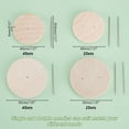 thumbnail image 2 of 12Pcs Crochet Stand 4 Styles Wooden Knitted Display Stand Holder with Wooden Base Needle Display Rack for Showcase Action Figure StandBurlyWood, 2 of 6