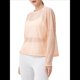 thumbnail image 3 of Blusa de Entrenamiento Holgada de Larga con Transparente para Mujer, Cuello Redondo y Mangas Largas Naranja Rosa L, 3 of 10