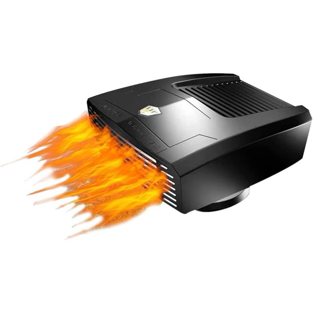 1PCS 12V Portable Car Heater Heater Fan Windshield Defogger and Defogger Heating & Cooling Fan Base