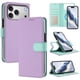 thumbnail image 1 of Para iPhone 17 Pro RFID Bolso Protector con Bloqueo 2 en 1 Funda Tipo Billetera Bicolor Desmontable Funda con Tapa Magnética Bolsillo con Múltiples Ranuras para Tarjetas, 1 of 7