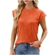 thumbnail image 2 of Fiudx Camisetas para Mujer Camiseta Informal de Manga Corta con Cuello Redondo Liso a La Moda para Mujer, 2 of 7