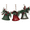 MIX 3, variant on Momentum Brand 3.5 in. Mix 3 Metal Liberty Bell Ornaments with Pinecone Holy Buffalo Plaid Bow Accents