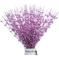 thumbnail image 3 of 30 Pack Christmas Tree Berry Stem, Decorative Bead Sticks, Glittery Twigs, Picks, Branches for Christmas Tree, Small Vase, Holiday, Wedding, Party (17 Inches, Purple), 3 of 8