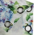 thumbnail image 4 of Ambesonne Springtime Grommet Curtain, Soft Tones Hydrangea Art, 50"x108", Green Blue and Purple, 4 of 5