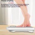 thumbnail image 3 of ZheElen Body Weight Scale With Non-Slip Stable And Secure Weighing Experience At Home white 26.5*24*4, 3 of 6
