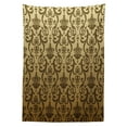 thumbnail image 3 of Ambesonne Victorian Tablecloth Rectangular Table Cover, Times Classic, 52"x70", Cream Tan Umber, 3 of 4