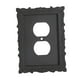 thumbnail image 5 of Placa de cubierta para interruptor de luz, placa de interruptor, cubierta de salida clásica negra retro decorativa Estilo B, 5 of 9