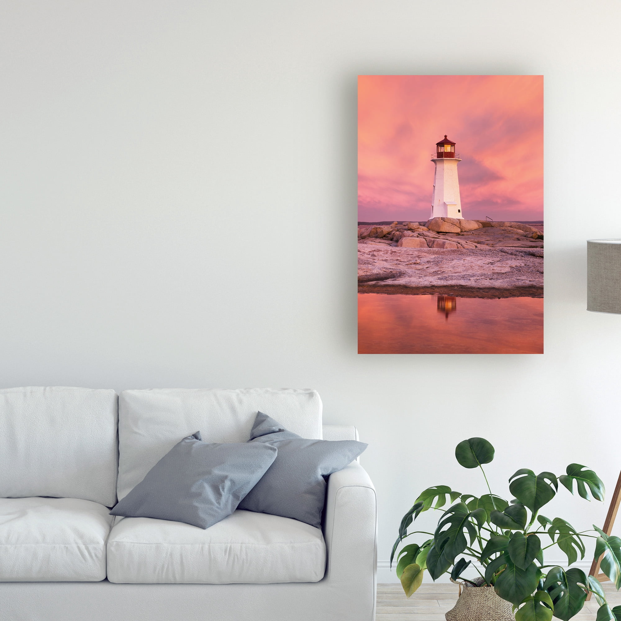 Trademark Fine Art 'Peggys Cove' Canvas Art by Alan Majchrowicz